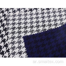 30S 100٪ رايون أقمشة منسوجة مع طباعة Houndstooth